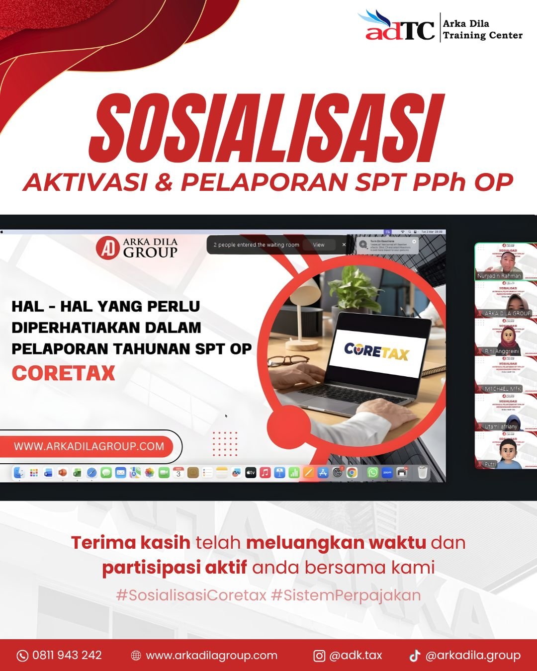 SOSIALISASI AKTIVASI & PELAPORAN SPT PPh OP